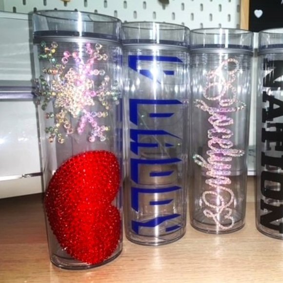 Custom Rhinestone Bling Tumblers - Picture 1 of 3